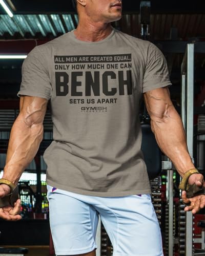 Gymish Lifestyle Workout Mens Shirt, Bench Sets US Apart Lifting Gift T-Shirt