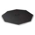 Masterflame 48x22 Octagonal Galvanized Steel Plated Fire Pit Cover / Snuffer Lid