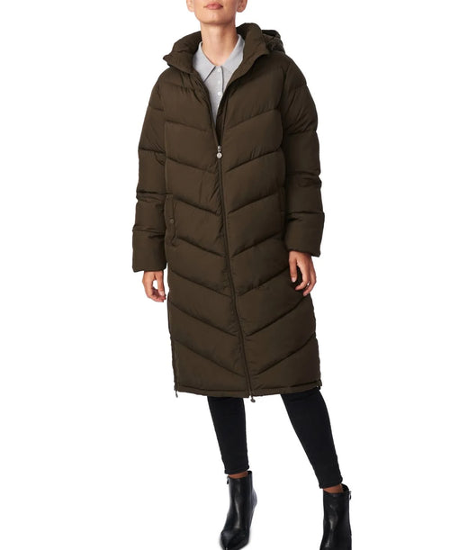 Bernardo Hooded Puffer Coat - Dried Basil