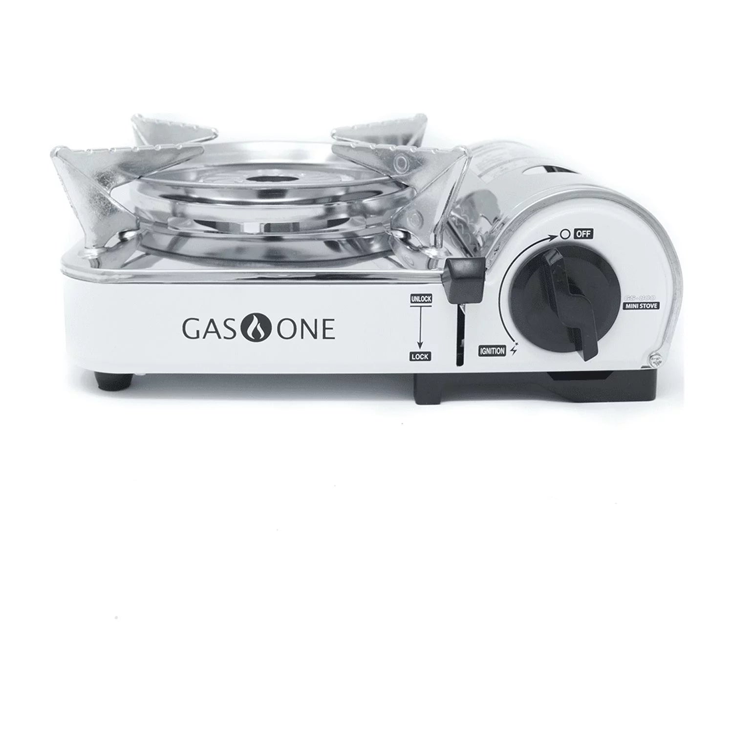 GasOne Emergency Gear Camping Mini Butane Portable Gas Stove with Carrying Case