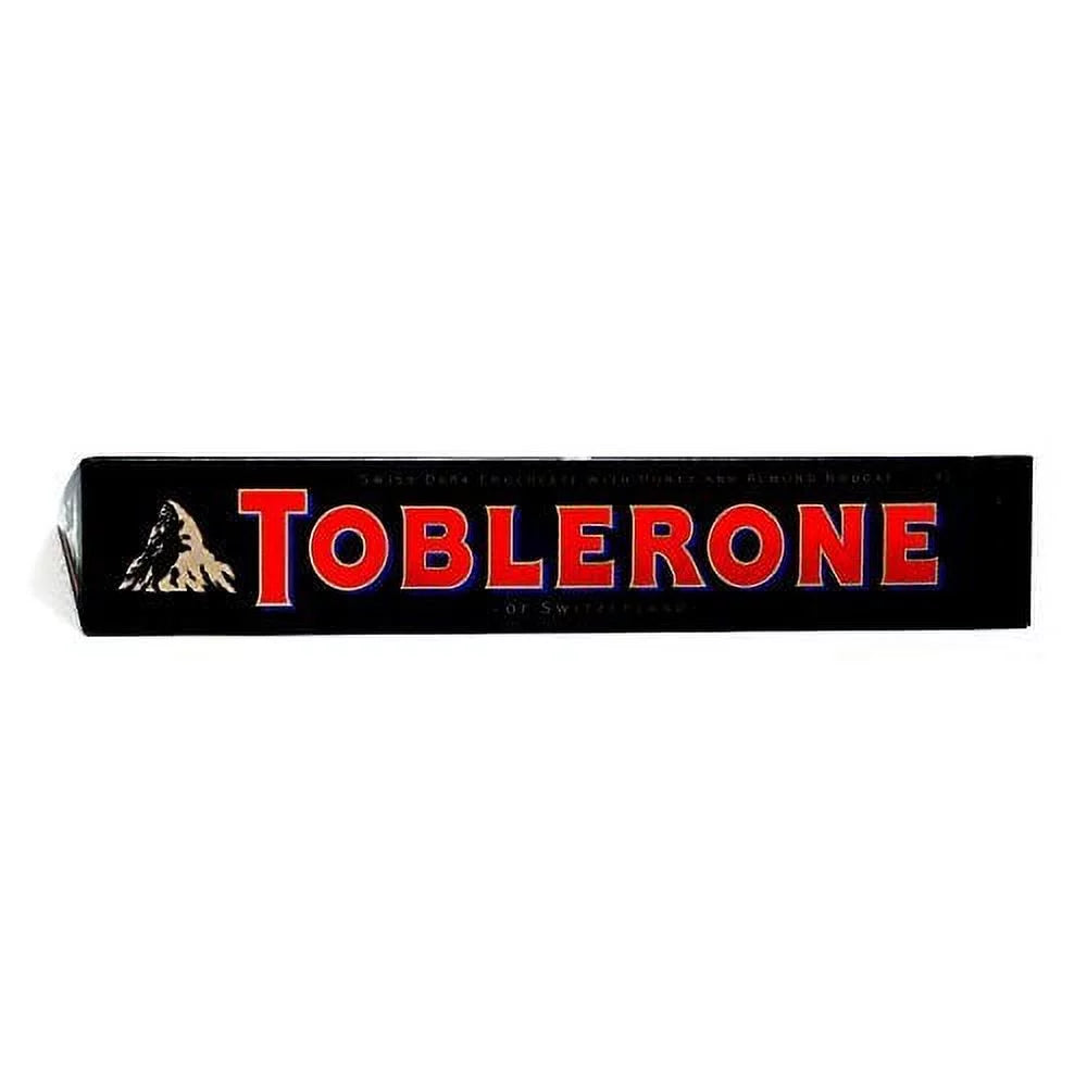 Toblerone Dark Chocolate Bar 3.52 oz each (6 Items Per Order)