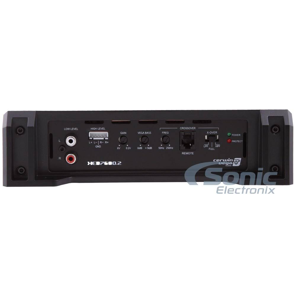 Cerwin-vega Mobile XED7600.2 XED 7 Series Class AB Amp (2 Channels 600