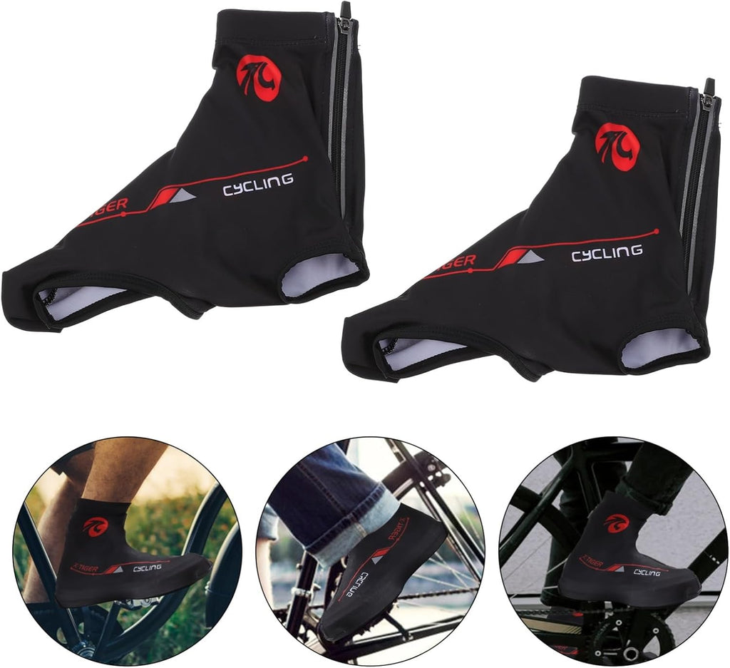 INOOMP 1 Pair Reflective Overshoes Biking Gear Cycling Overshoes MTB Overshoes Outdoor Footwear Mountain Bike Overshoes Cycling Shoe Guard Cycling Shoe Covers Dessert Spring and Summer