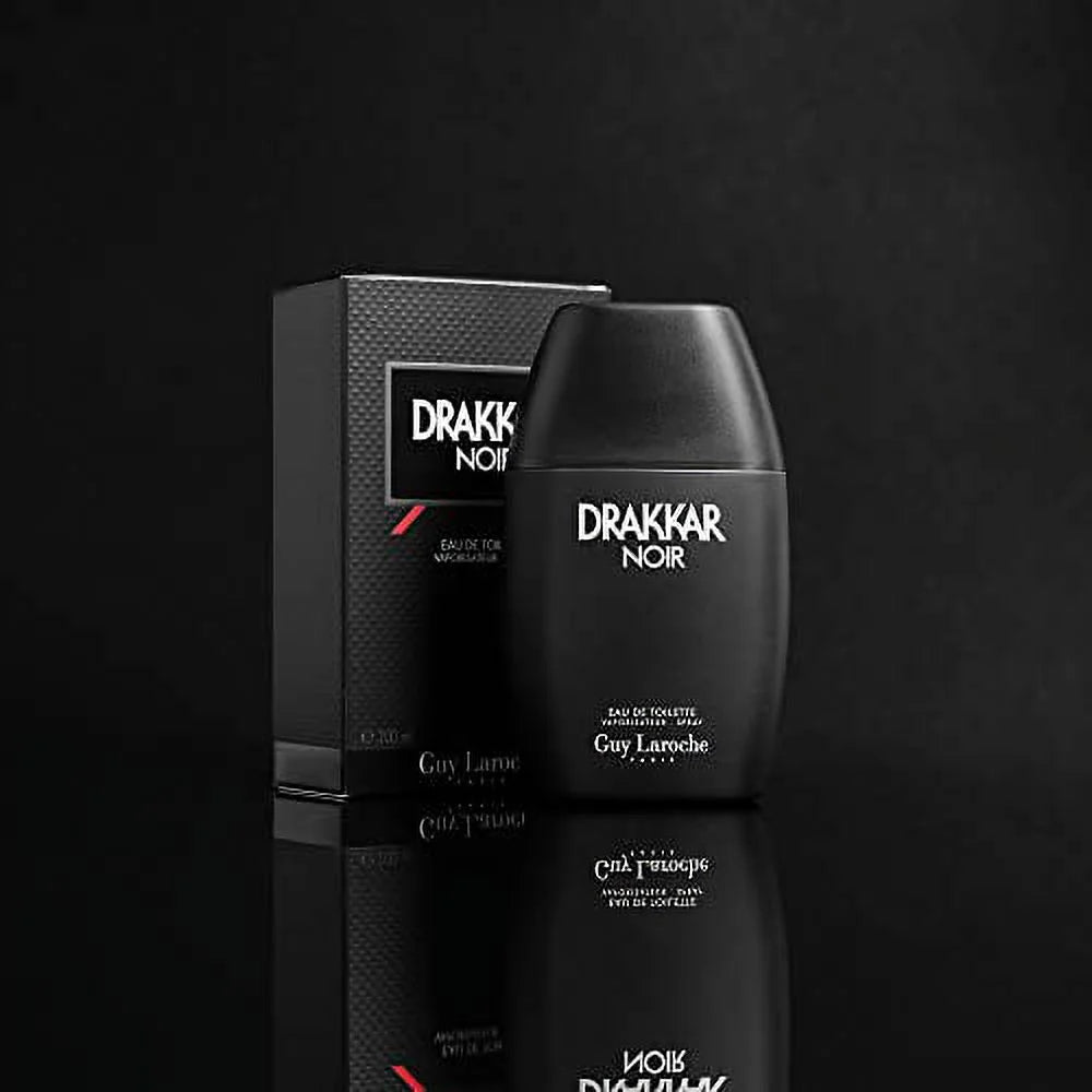 Drakkar Noir By Guy Laroche - Original Vintage Designer Fragrance Blend For Men - 6.7 Oz EDT Spray 6.7 Fl Oz (Pack of 1)