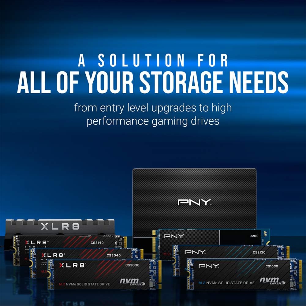 PNY CS1030 2TB M.2 NVMe PCIe Gen3 x4 Internal Solid State Drive (SSD) - M280CS1030-2TB-RB