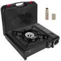 3300W Portable Butane Stove iMounTEK Butane Canister Dual Fuel Burner with Carry Case for Camping Hiking Picnic Fishing BBQ RV