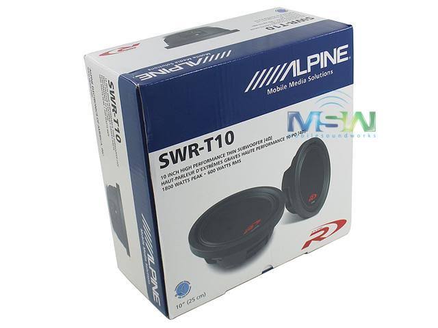 Alpine Type-R SWR-T10 Subwoofer - 10x22