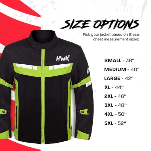 HWK Mesh Motorcycle Jacket Riding Air Motorbike Jacket Biker CE Armored Breathable