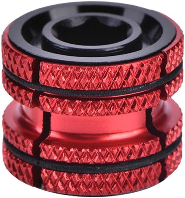 Headset Expander Plug, Bike Headset Carbon Fork Compression Plug for 28.6mm(Red) Compression Plug Carbon Steerer Bike Headset Compression Plug