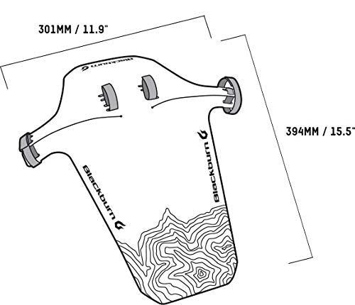 Blackburn MTB and Fat Tires Barrier Mud Guards