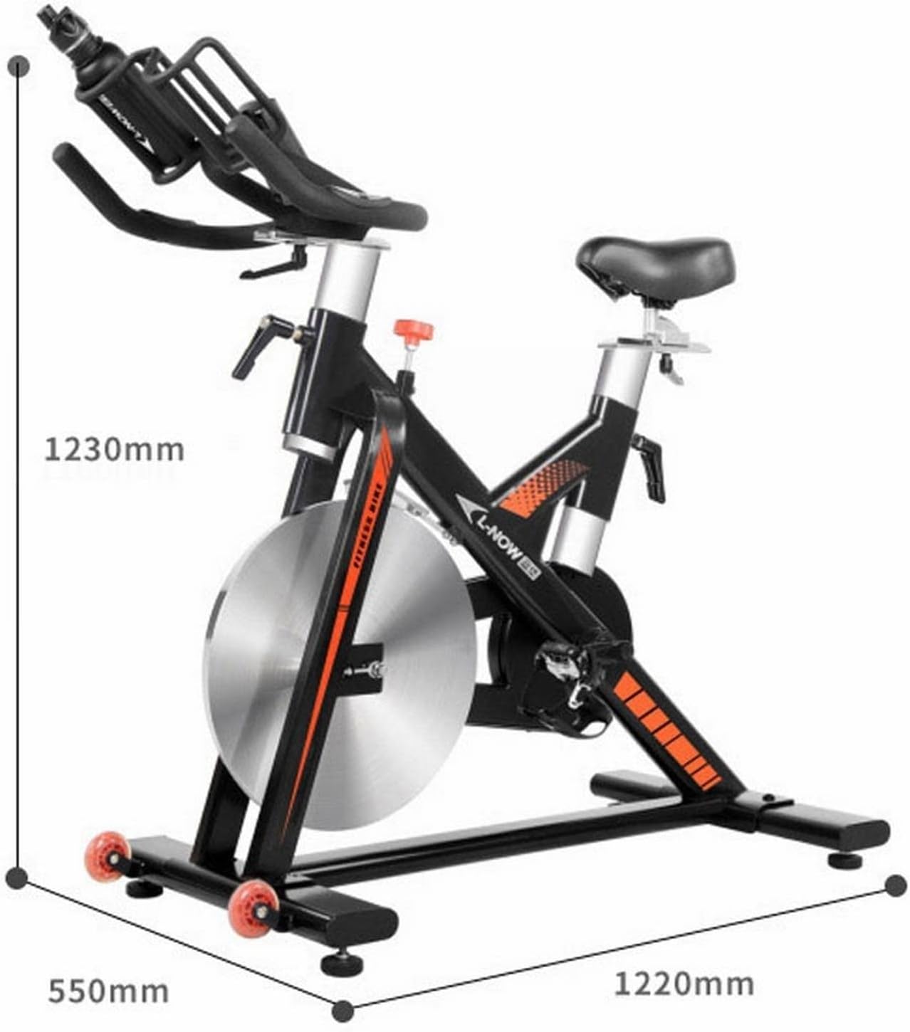 Stationary Bike Indoor Cycling Bike Trainer Belt Spinning Bike Fast Weight Loss Ultra Quiet Pedal Exercise Bicycle