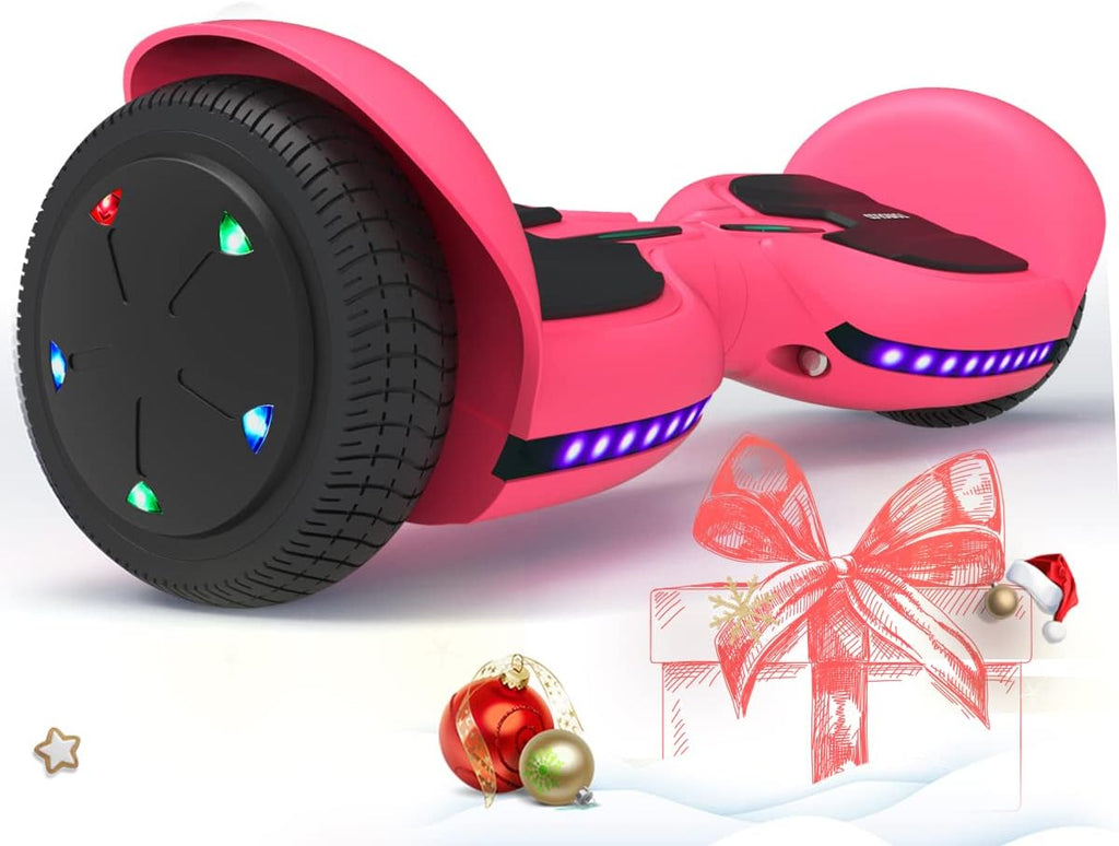 TOMOLOO Hover Boards for Kids, Hoverboards Bluetooth and LED Lights with Speaker,Self Balancing Hoverboard for Adults