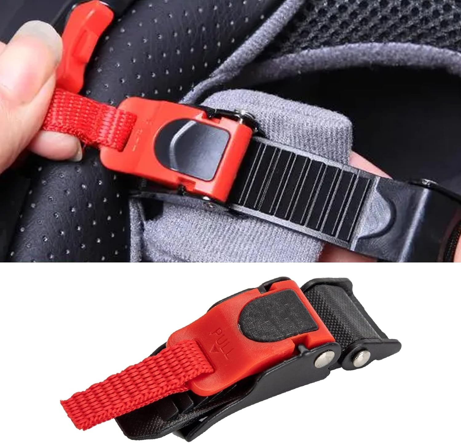 Plastics Speed Clip Quick Release Chin Strap Button Pull Buckle Helmet Clip Replacement, 1 set of 2
