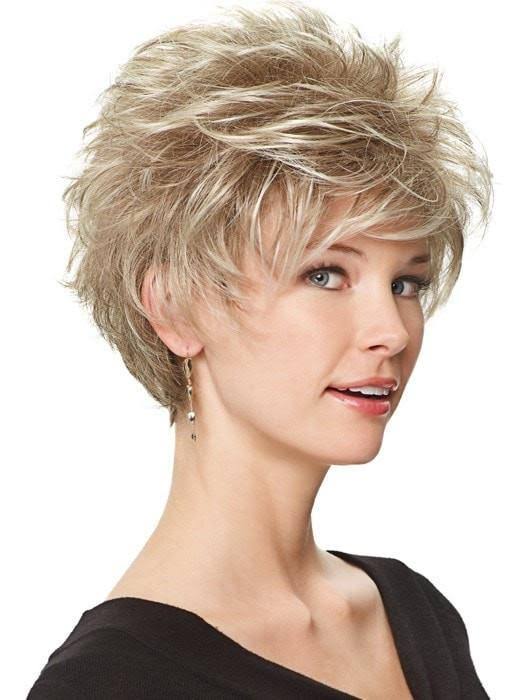 Gabor Perk Average Synthetic Wig, G101+ Platinum Mist