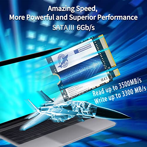 Dogfish 1TB NVMe SSD for MacBook PCIe Gen3x4 M.2 2280, Internal SSD for MacBook Air A1466 A1465(2013-2017)/MacBook Pro A1398 A1502(Retina 2013-2015)/iMac A1419 A1418