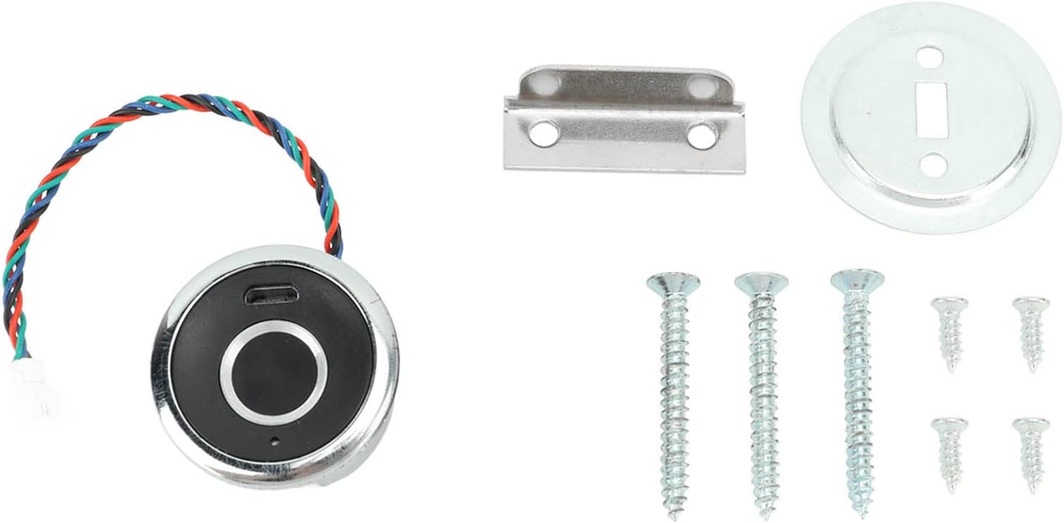 Smart Cabinet Lock, Drawer Wardrobe Lock, Fingerprint Cabinet Lock Child Safety Electric Smart Hidden File Cabinet Lock for Home, Slow Cookers