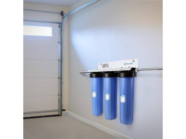 APEC Water 3-Stage Whole House Water Filter System with Sediment, GAC Carbon and Carbon Block Filters CB3-SED-CAB-CBC20-BB