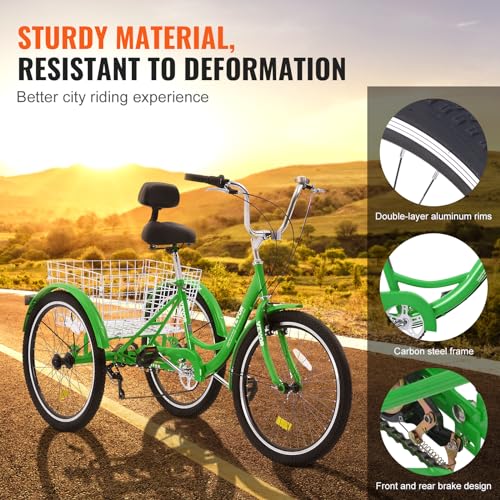 VEVOR Adult Tricycles Bike