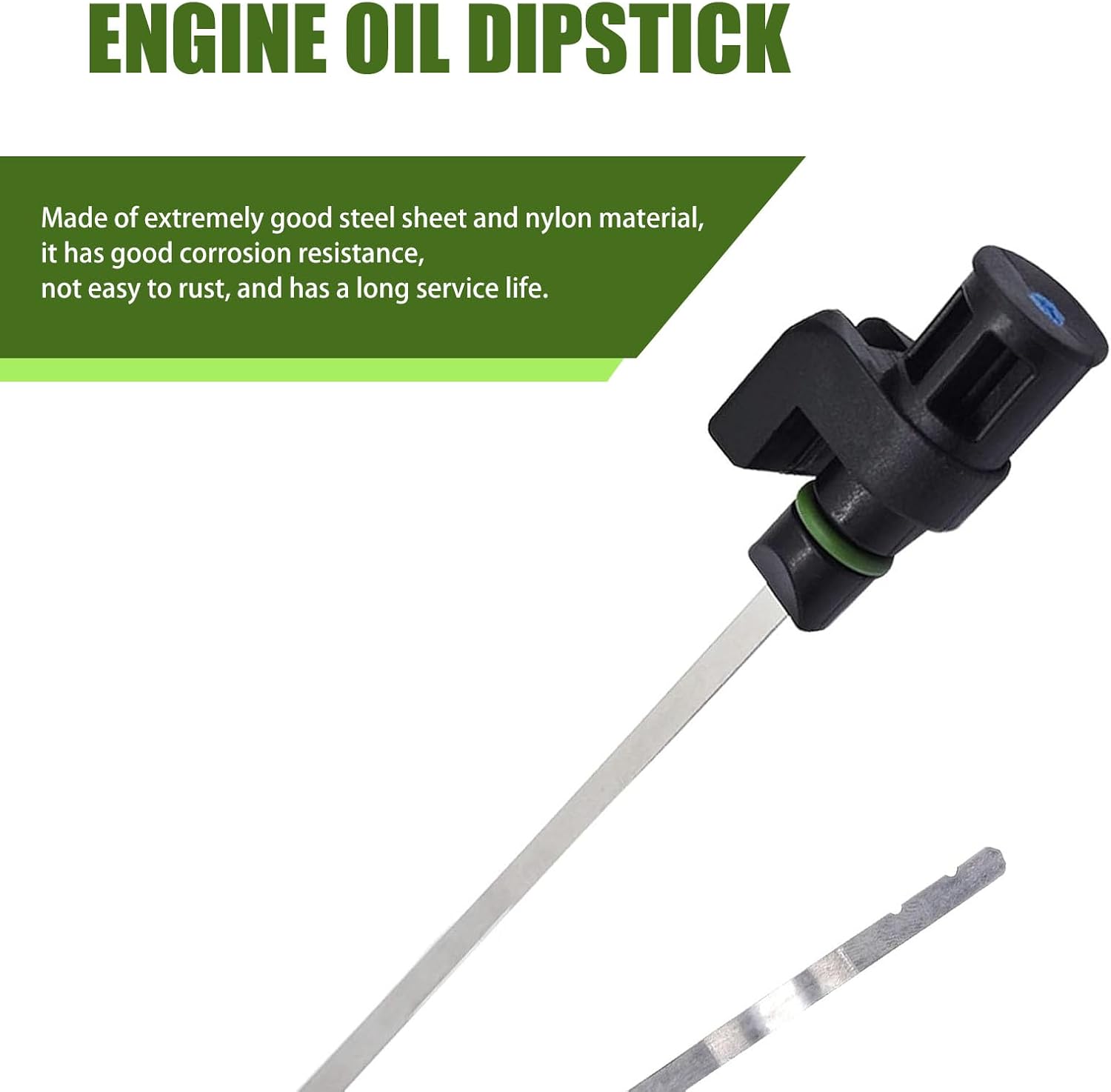 1 PC Car Transmission Dipstick, 23.8" x 1.18" Immersion Measuring Engine Oil Level Dipstick Indicator, Replacement OEM No. 31086-JA00A Accessory, Maintenance Accessory for Most Cars (Black)