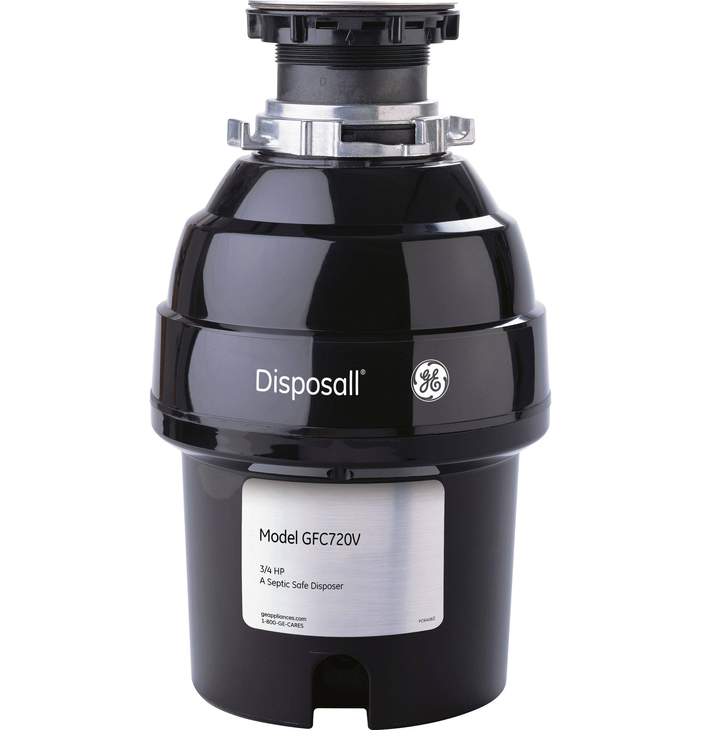 GE 3/4 Horsepower Continuous Feed Disposer GFC720V
