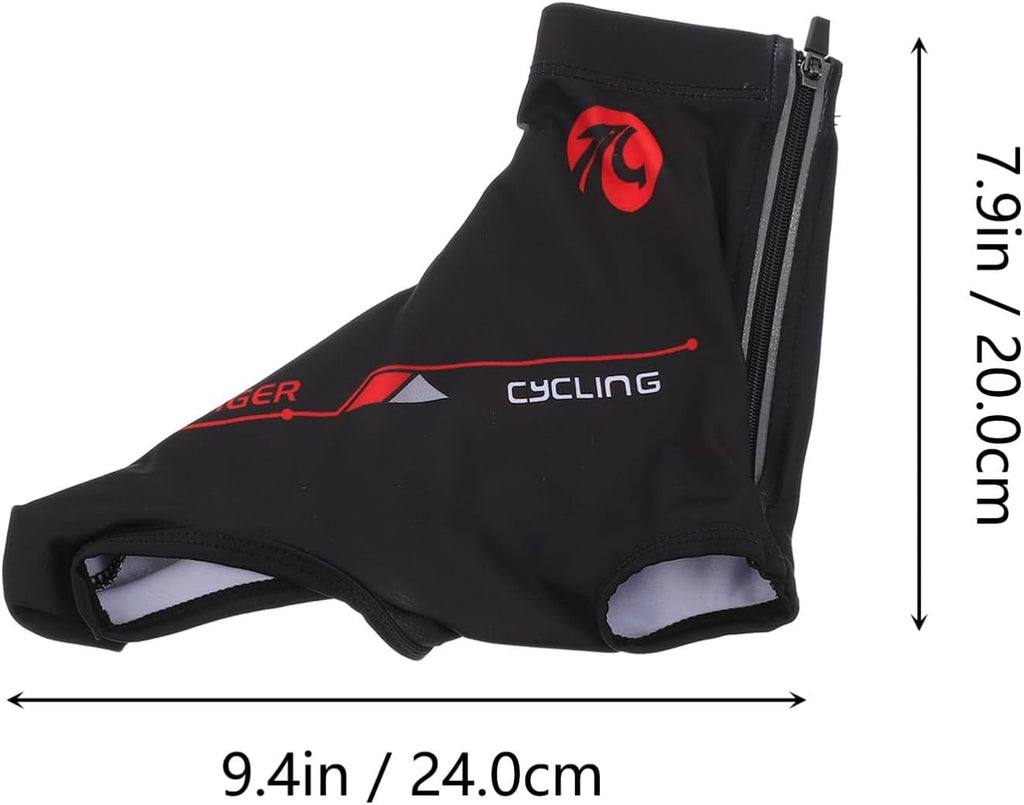 INOOMP 1 Pair Reflective Overshoes Biking Gear Cycling Overshoes MTB Overshoes Outdoor Footwear Mountain Bike Overshoes Cycling Shoe Guard Cycling Shoe Covers Dessert Spring and Summer