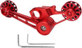 VGEBY Bike Chain Guide Tensioner, 10T Bike Single Speed Aluminum Chain Tensioner Wear-Resistant Rear Derailleur Chain Tensioner(red)