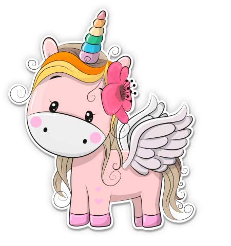 Pretty Unicorn - Vinyl Sticker Waterproof Decal