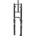 ARBOEE 26 Inch Bike Suspension Forks 4.0 Fat Bike Straight Front Fork Downhill Mountain Bike Double Shoulder 1-1/8 Disc Brake Air Fork QR 140mm Travel Snow Beach E-Bike BMX 2850g