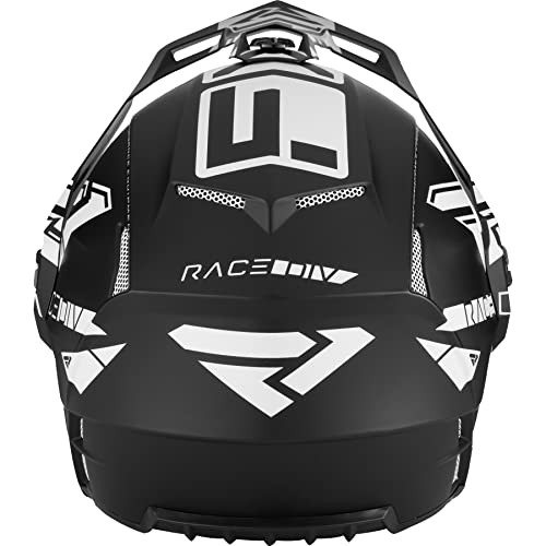 FXR Clutch X Evo Snowmobile Helmet Electric Shield Anti-Fog Breath Box White - FMVSS 218