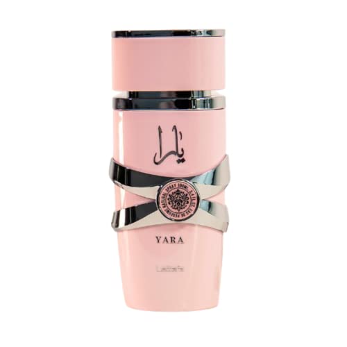 Lattafa Perfumes Yara EDP-100ml(3.4 oz) | Tropical Fruits | Black Pepper, Pinapple, Tobacco, Amber, Vanilla, Dry Woods, Benzain, Labdanum