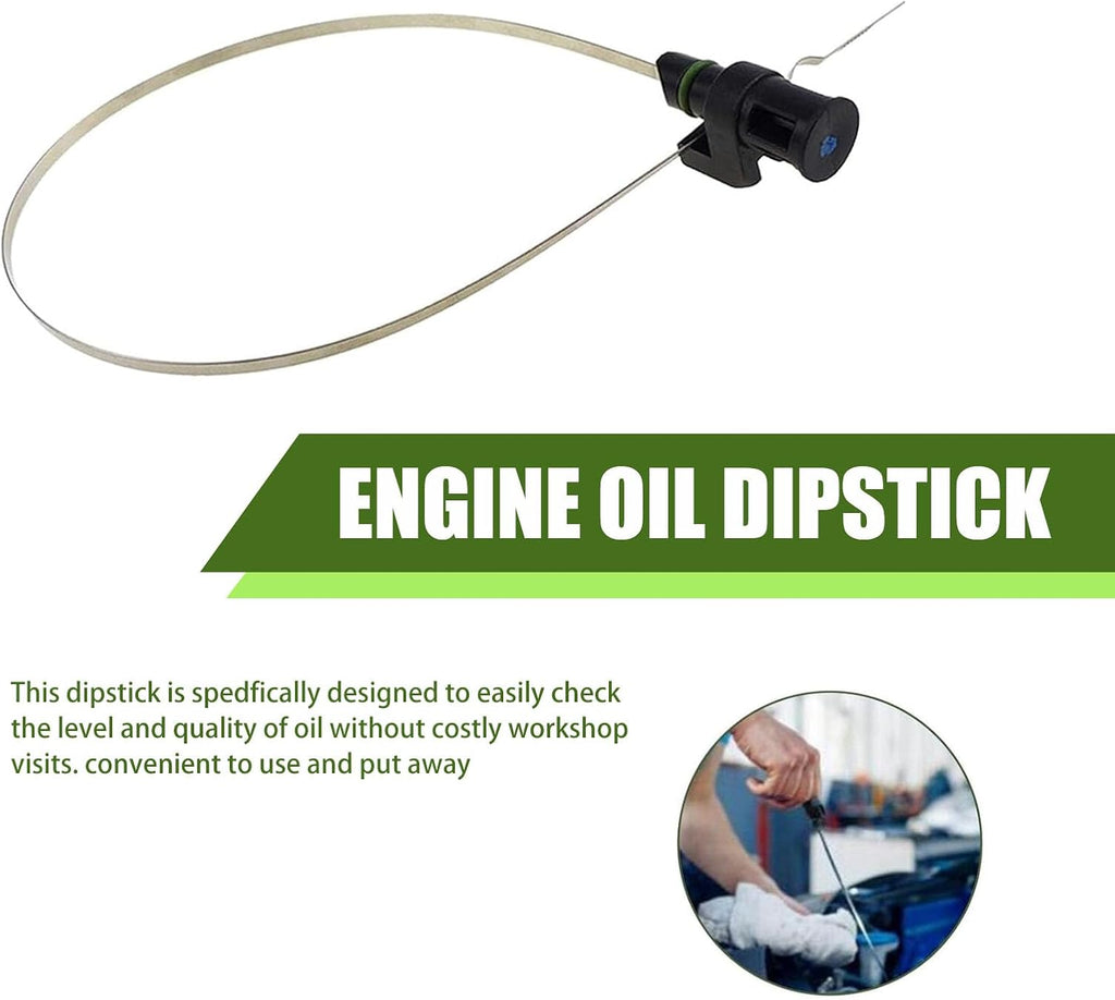 1 PC Car Transmission Dipstick, 23.8" x 1.18" Immersion Measuring Engine Oil Level Dipstick Indicator, Replacement OEM No. 31086-JA00A Accessory, Maintenance Accessory for Most Cars (Black)