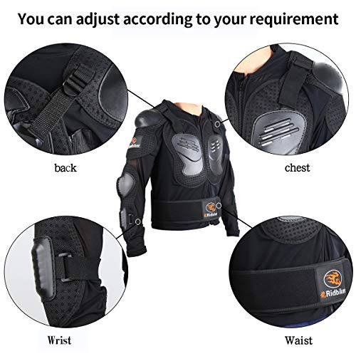 Kids Dirt Bike Gear for Kid Full Body Armor Protective Jacket for Motorcycle Chest Spine Protector Gear Spine Guard