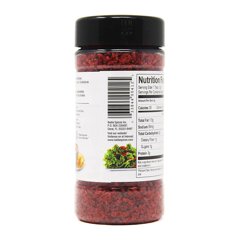 Badia Imitation Bacon Bits Salad Topping Shaker, 4 oz - 2 Case of 6