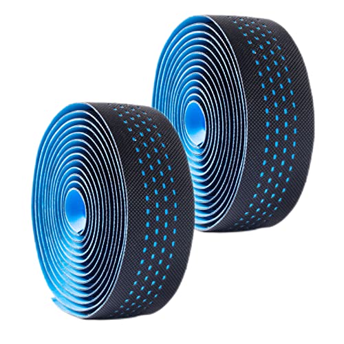 Bike Handlebar Tapes, Road Bicycle Bar Tape, Handle Wraps 2 Rolls for Road Bikes and Cycling(Black)