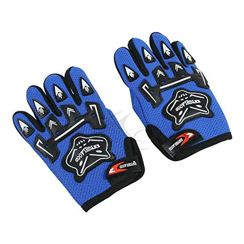 SLMOTO Youth Kids Dot Helmet Motorcycle Motocross Youth Helmet Offroad Street Bike Dirt Bike ATV UTV BMX Quad Bike MTB Go-Kart 4 Wheel Helmet Goggles Gloves