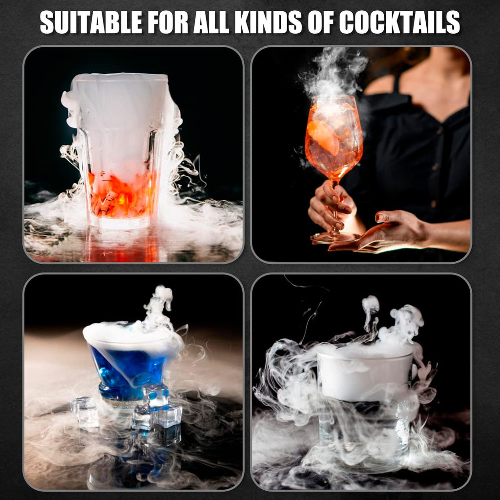 Cocktail Smoker Kit with Torch, Old Fashioned Cocktail Kit with 4 Flavors Wood Chips, Drink Smoker for Whiskey Pack of 2