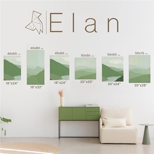 Elan Stretched Canvases Mulit-Pack Canvases for Painting, Painting Canvas Bulk, Stretched Canvas for Adults Blank Canvas for Painting Painting Canvases, Paint Canvases for Painting, Art Canvas