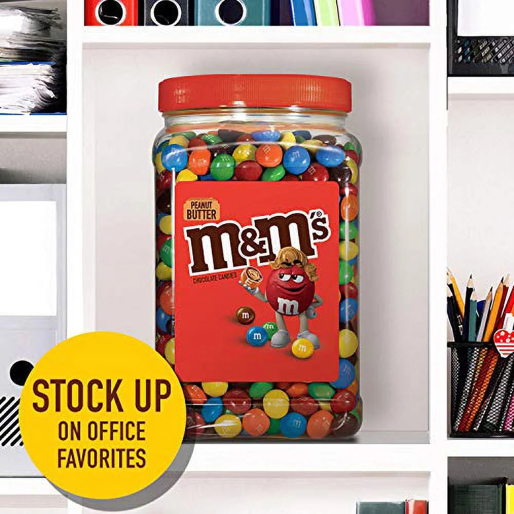 M&M's Chocolate Peanut Butter Candies, 55 Ounce BAG