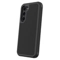 onn. Rugged Phone Case with Holster for Samsung Galaxy S23 5G - Black