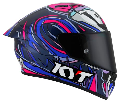 KYT NZ-Race Carbon Racing Helmet Clear Visor Full Face ECE 22.05 & DOT FMVSS 218 Approved Carbon Fiber Motorcycle Helmet