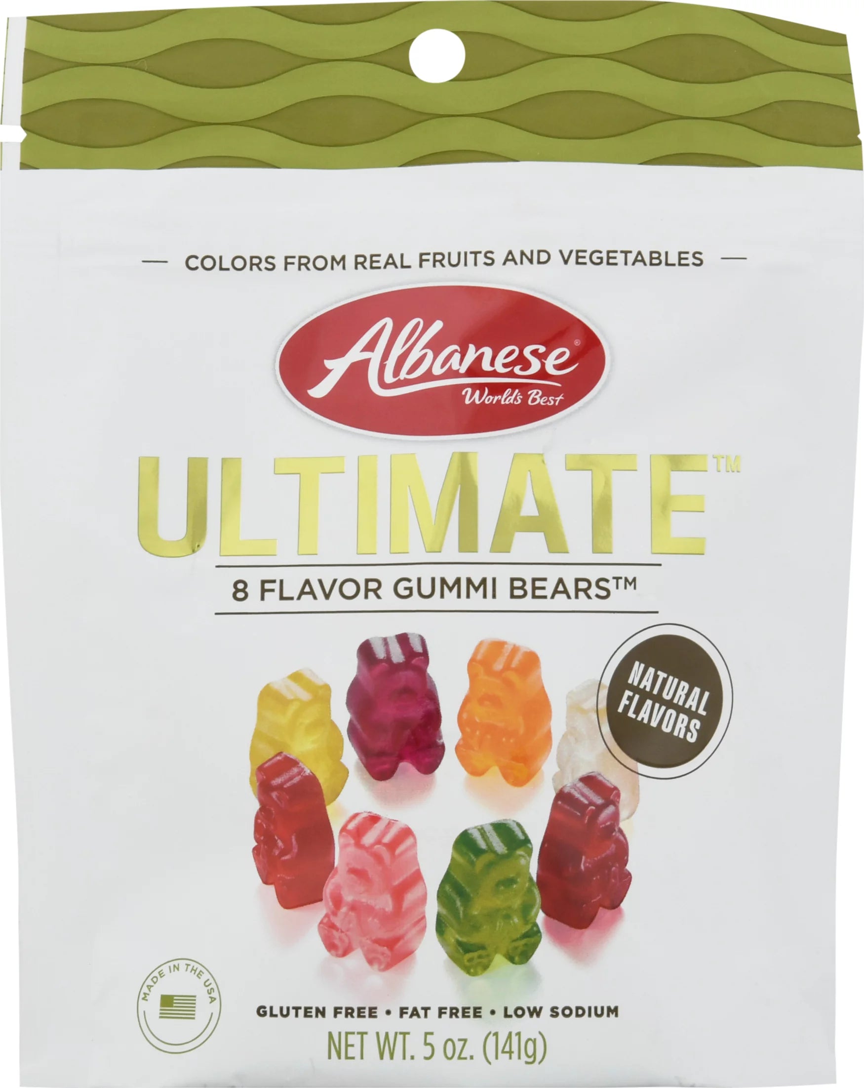 Albanese Confectionery 9049280 5 oz Ultimate Assorted Colors Gummi Bears, Pack of 6