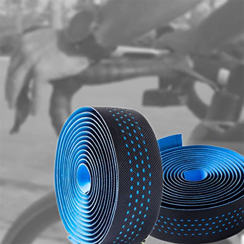 Bike Handlebar Tapes, Road Bicycle Bar Tape, Handle Wraps 2 Rolls for Road Bikes and Cycling(Black)