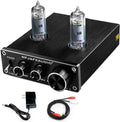 FX-AUDIO TUBE-03 Tube Preamplifier 6K4 Tube Hi-Fi Tube Preamp with Bass & Treble Control Home Theater Stereo Audio Preamplifier DC 12V (Silver) Pack of 2