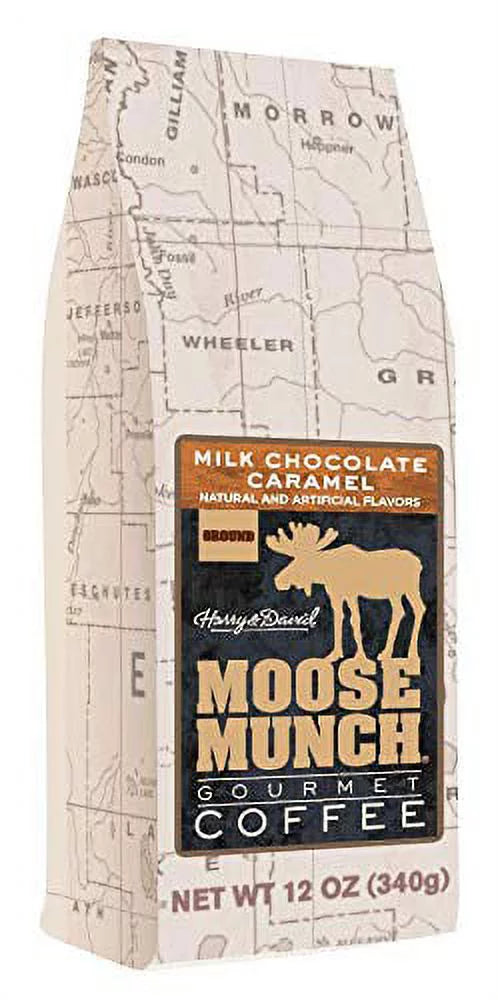Chocolate Lovers Coffee Bundle with Brickhouse Coffee, Harry & David, M&M's and Moose Munch, Flavored Ground Coffee, 4 bags
