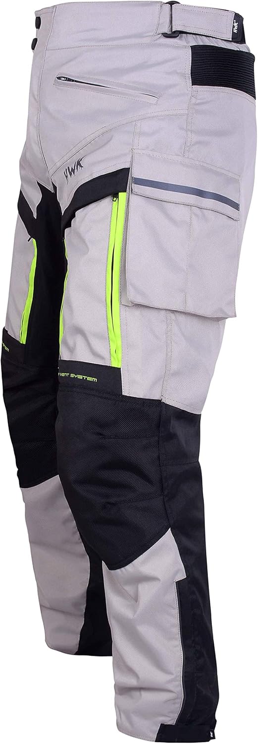 HWK Motorcycle Pants Cargo Pants Work Pants for Men Adventure Hi-Vis All-Purpose