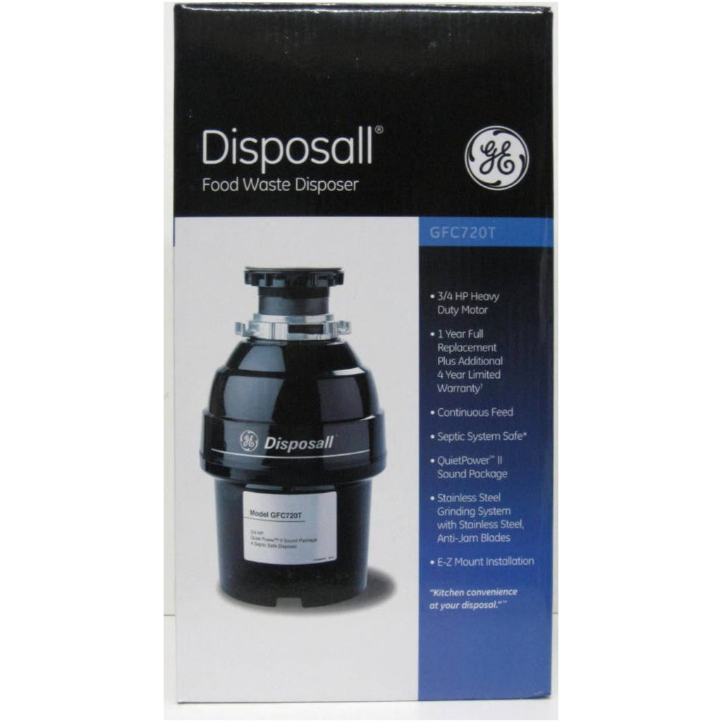 GE 3/4 Horsepower Continuous Feed Disposer GFC720V