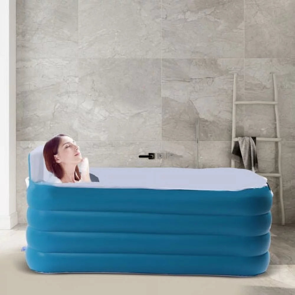 Foldable Portable Modern Automatic Blow Up Bathtub PVC Inflatable Adult Bath Tub