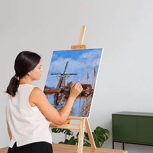 Elan Stretched Canvases Mulit-Pack Canvases for Painting, Painting Canvas Bulk, Stretched Canvas for Adults Blank Canvas for Painting Painting Canvases, Paint Canvases for Painting, Art Canvas