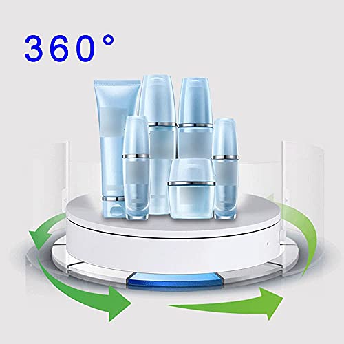 Electric Rotating Display Stand 3D Rotating Display, 360 ° Electric Rotating Turntable, Automatic Turntable for Jewelry Display, 30cm /200 (Color : Bianco, Size : 30cm Load 40KG) (Nero 30cm Load 40KG)