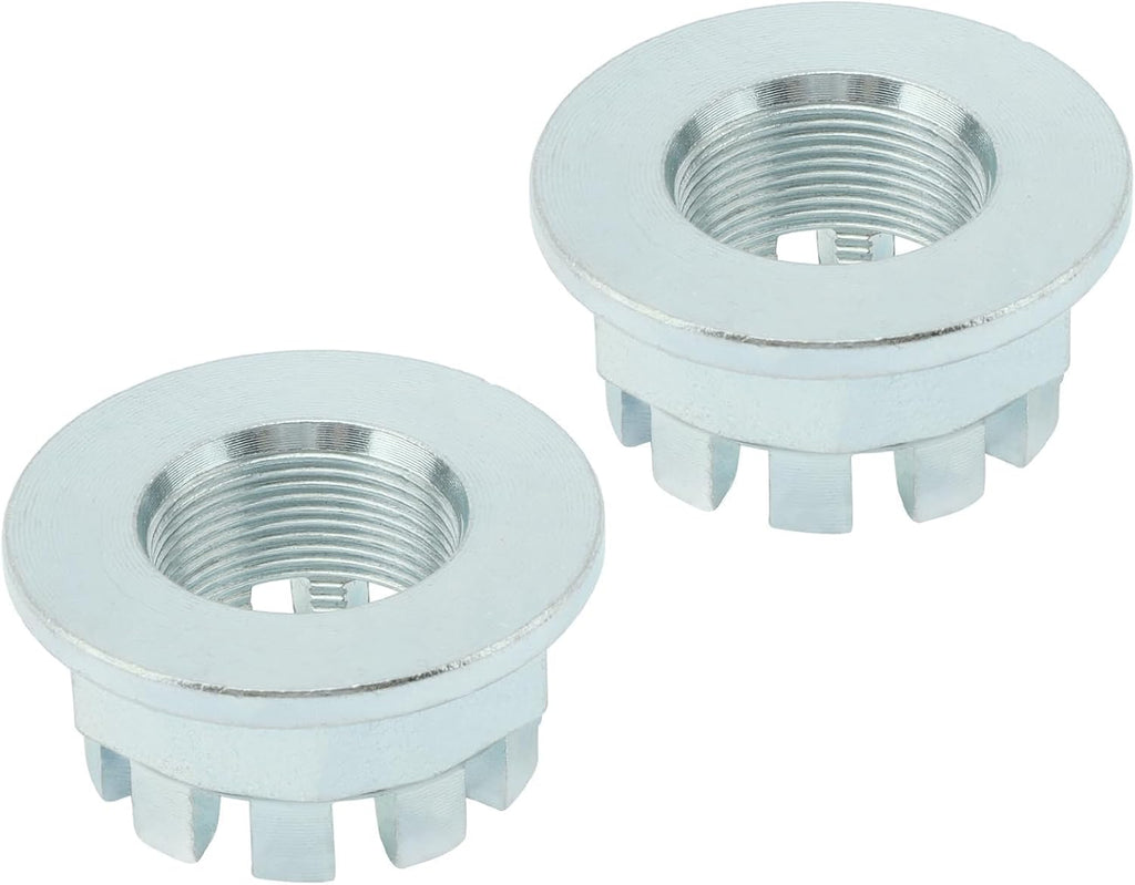 M MATI Front & Rear Axle Nuts with Pins 2Pcs for Honda Pioneer 700 500 520 2014-Up Big Red 700 MUV700 2009-2013 Pioneer 1000 Talon 1000 2016-2021 90304-HM7-A10 94201-40400 90304-HM7-000